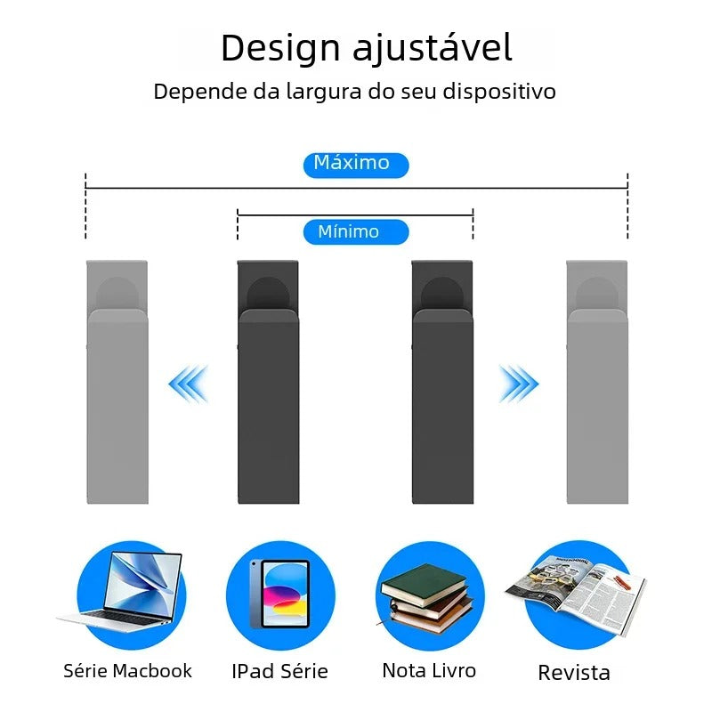 Under Table Laptop Holder Portable Notebook Storage Shelf Rack Desk Side Bracket Clamp Stand Desktop Organizer For Home Office