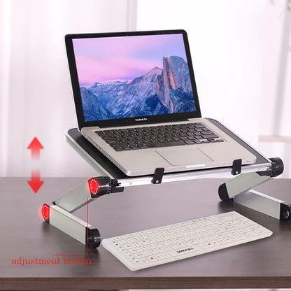 Adjustable Folding Laptop Desk Portable for Bed Table Notebook Stand Multifunctional Computer Table Lap Office Desk